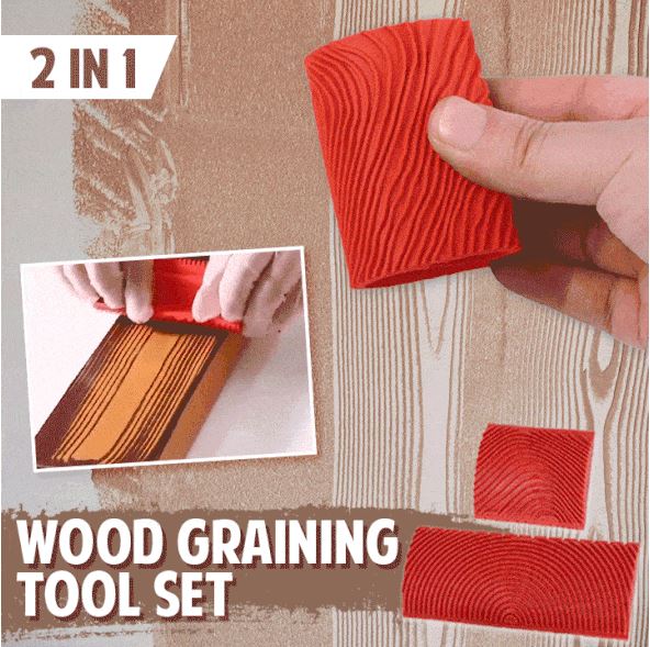 DIY wood texture – Zestaw do malowania tekstury drewna (2 sztuki) slider