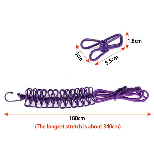 Stretchy Clothesline – Elastyczna linka do suszenia ubrań slider