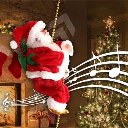CLIMBING SANTA – Muzyczny Mikołaj na linie slider