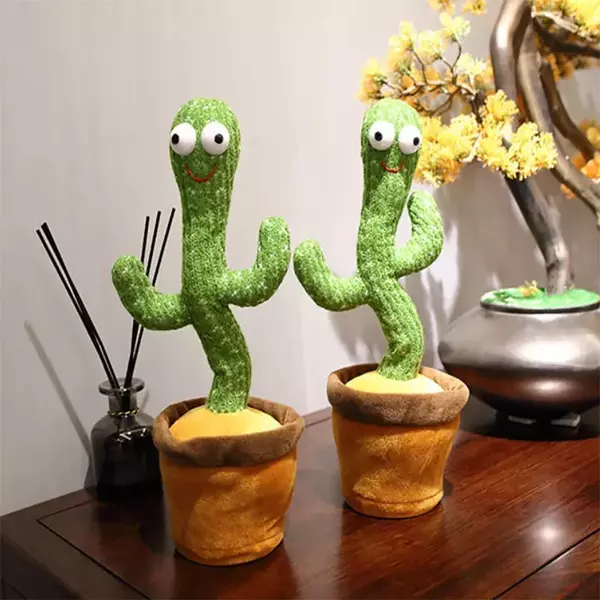 DANCING CACTUS – Magiczny śpiewający i tańczący kaktus z podświetleniem LED-light™ slider