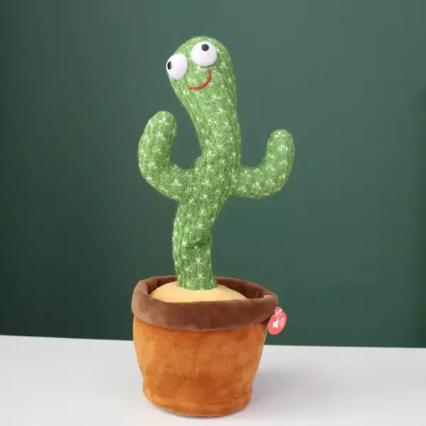 DANCING CACTUS – Magiczny śpiewający i tańczący kaktus z podświetleniem LED-light™ slider