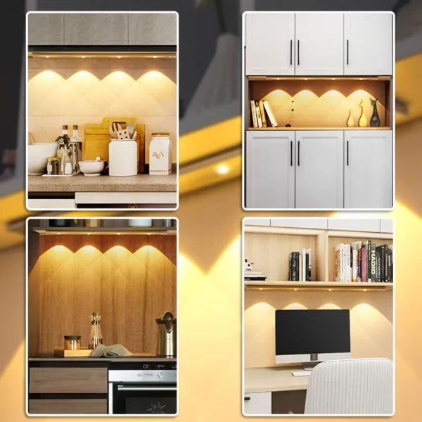 Oświetlenie szafkowe LED z czujnikiem ruchu slider