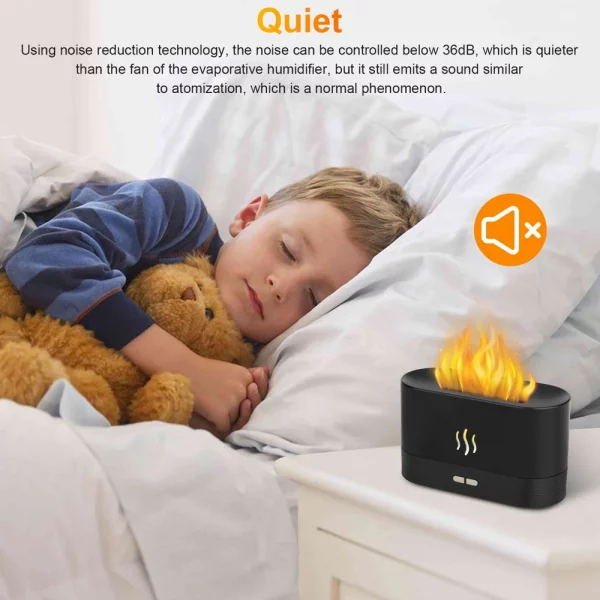 CozyFlame – Nawilżacz powietrza z efektem płomienia slider