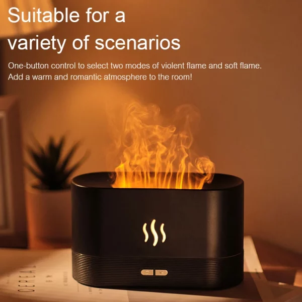 CozyFlame – Nawilżacz powietrza z efektem płomienia slider