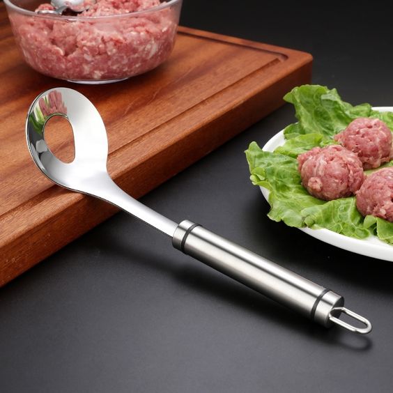 Meatball making spoon- Łyżka do robienia klopsików slider