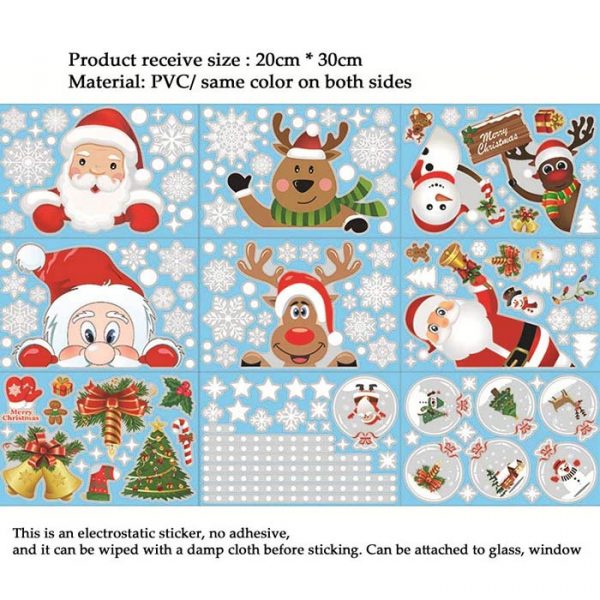 Christmas stickers – Świąteczne naklejki statyczne slider