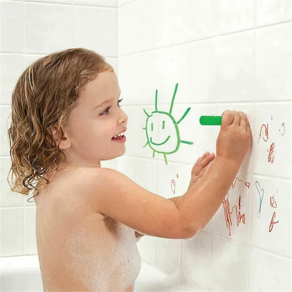 Bath crayons – Kredki zmywalne do kąpieli zestaw 6szt slider