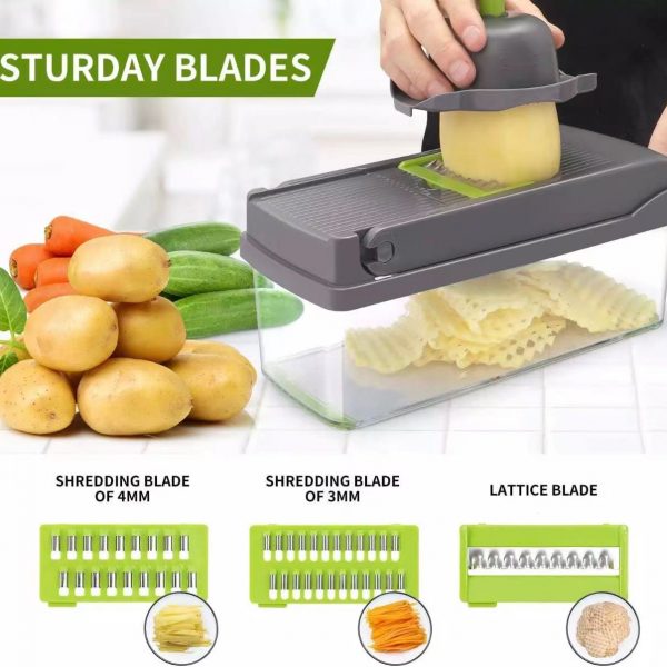 12 IN 1 FOOD DICER – Wielofunkcyjny nóż 12 w 1 slider