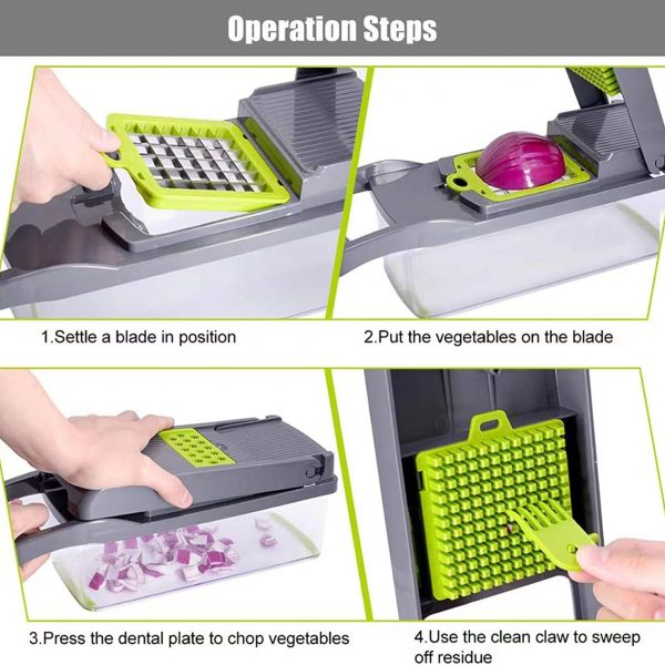 12 IN 1 FOOD DICER – Wielofunkcyjny nóż 12 w 1 slider