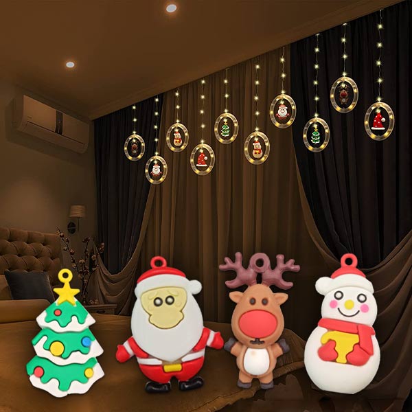 CHRISTMAS RINGS- świąteczne pierścienie LED slider