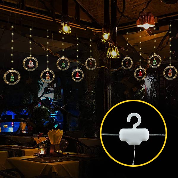 CHRISTMAS RINGS- świąteczne pierścienie LED slider