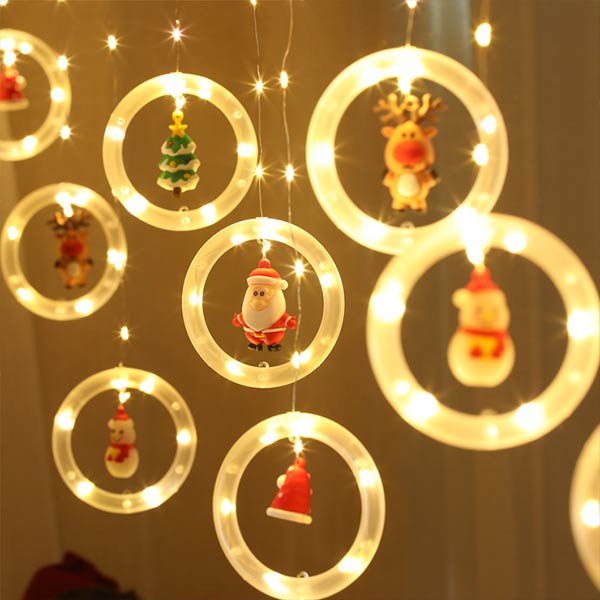 CHRISTMAS RINGS- świąteczne pierścienie LED 03