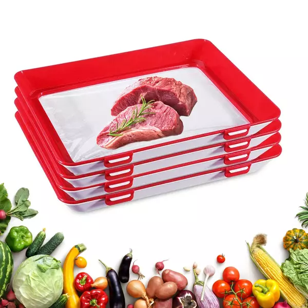 TRAY – Tacka zamykana próżniowo do utrzymywania świeżości żywności, wielokrotnego użytku slider