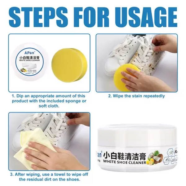 SHOE CLEANING CREAM – Krem do usuwania plam slider