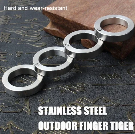 Składany pierścień ze stali nierdzewnej – SELF DEFENSE TIGER