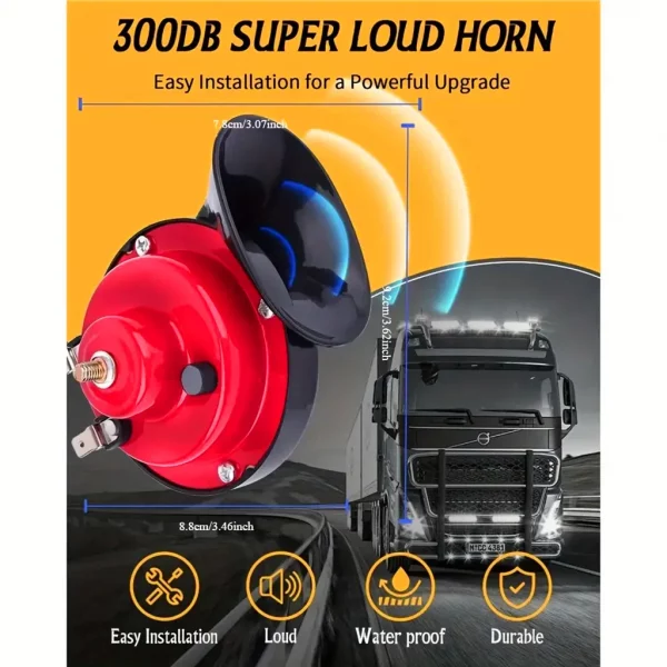 Klakson pociągu do samochodu (300DB) slider