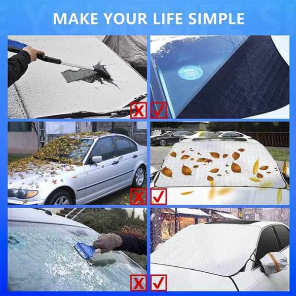 Magnetic Car Cover – Pokrowiec na przednią szybę 03