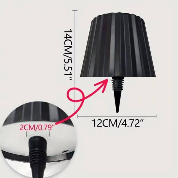 Bottle lamp – Bezprzewodowa lampa butelkowa slider