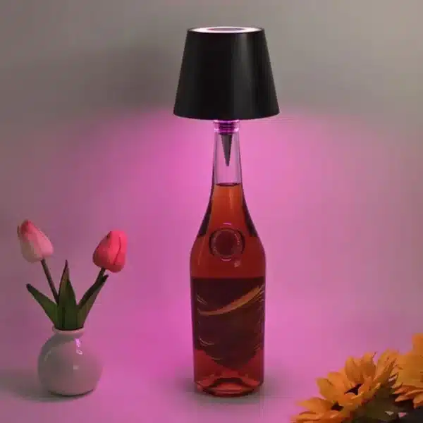 Bottle lamp – Bezprzewodowa lampa butelkowa slider