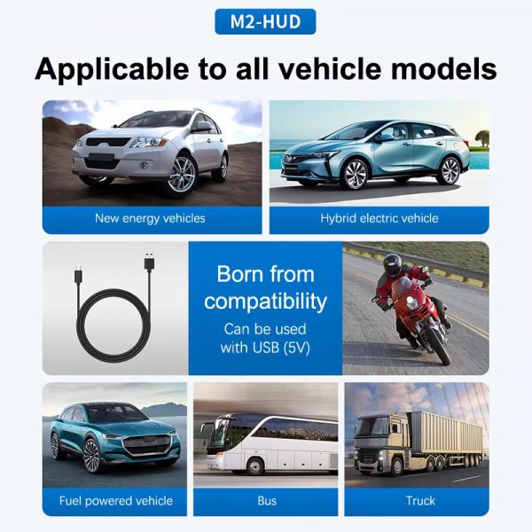 Speedometer – Projektor na przednią szybę slider